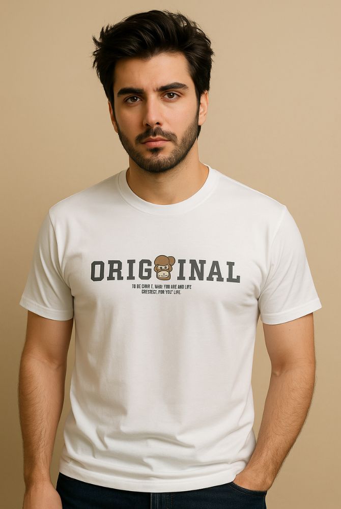 Cotton Round Neck T-Shirt